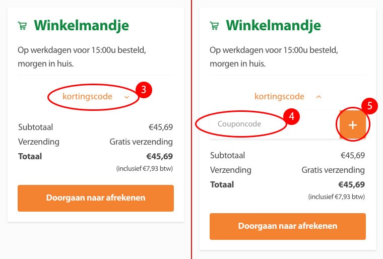 ALHYDRAN FAQ kortingscode uitleg